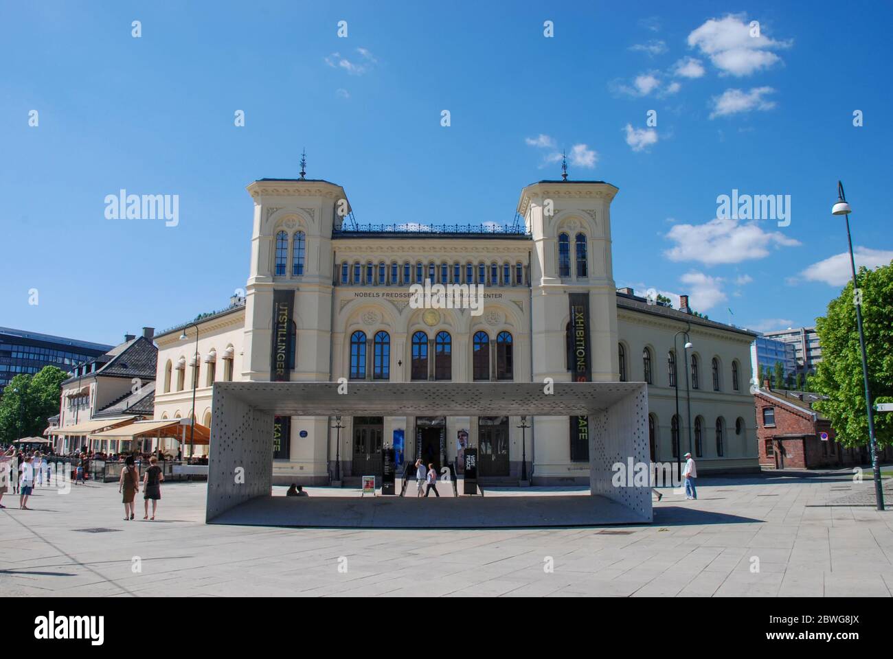 The Nobel Peace Centre in Oslo, Norway Stock Photo