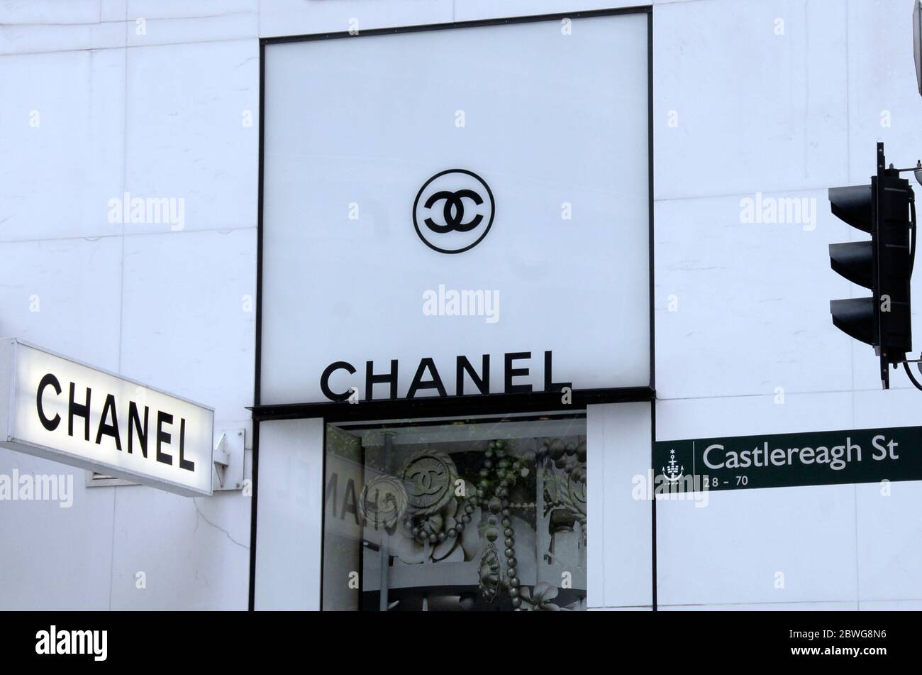 Chanel shop , Castlereagh street, Sydney, Australia Stock Photo - Alamy