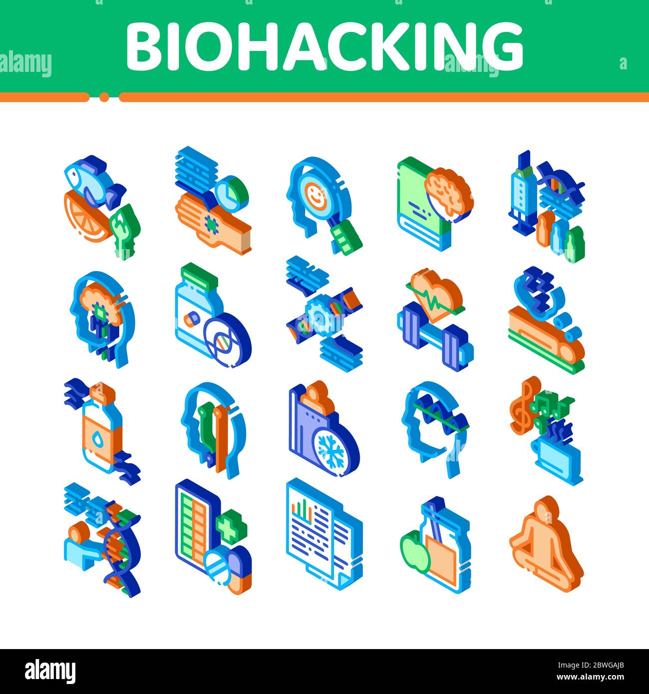 Biohacking background Stock Vector Images - Alamy