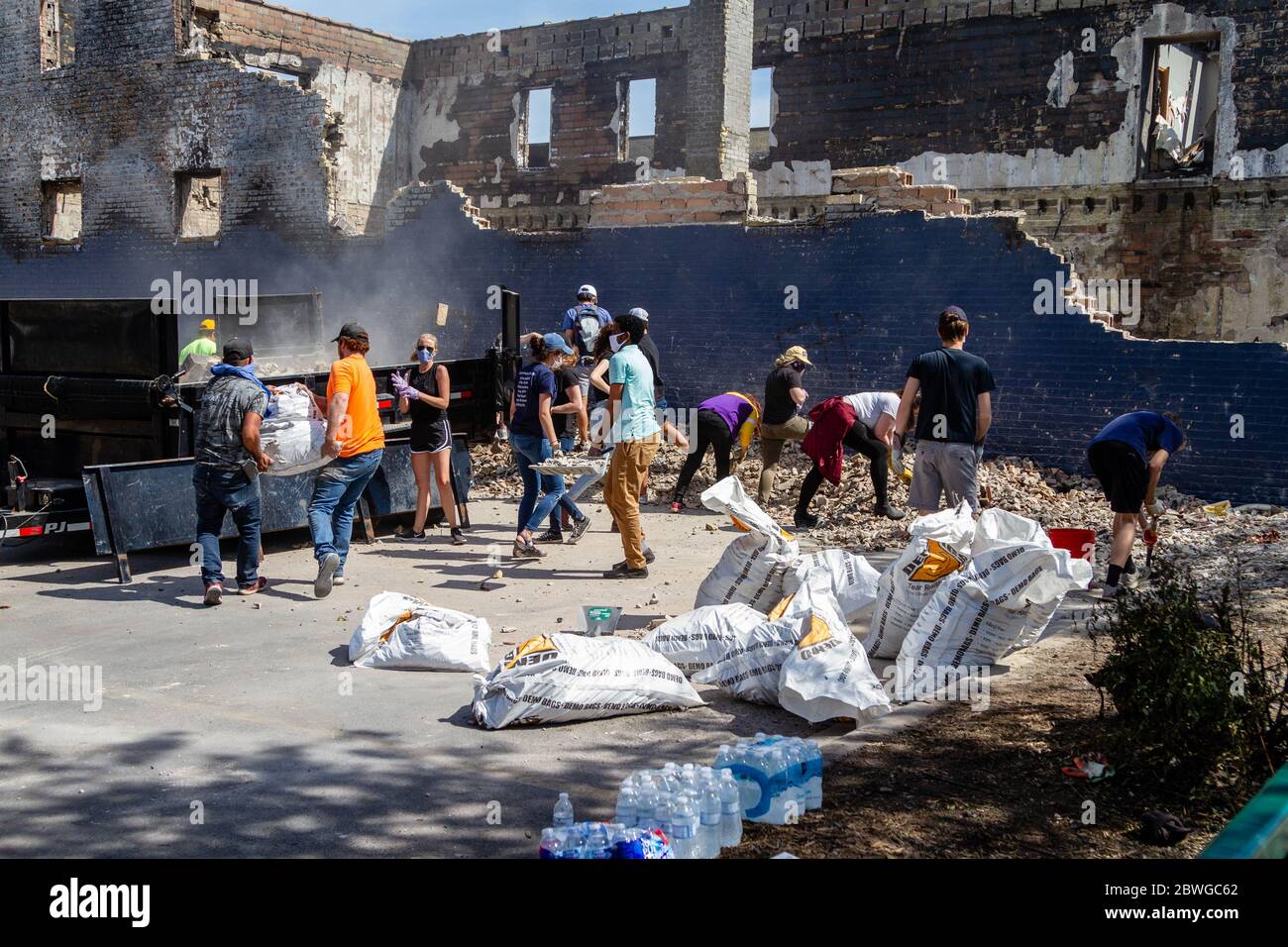 Chicago Riot George George floyd riots chicago hi-res stock photography and images - Alamy