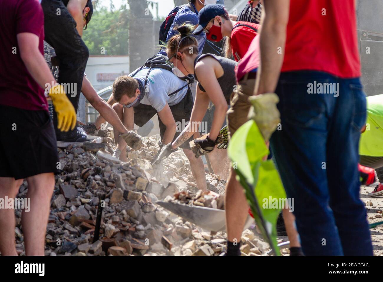 Chicago Riot George George floyd riots chicago hi-res stock photography and images - Alamy