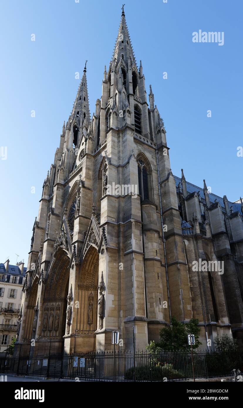the catholic basilica of Saint Clotilde , Paris, France Stock Photo Alamy