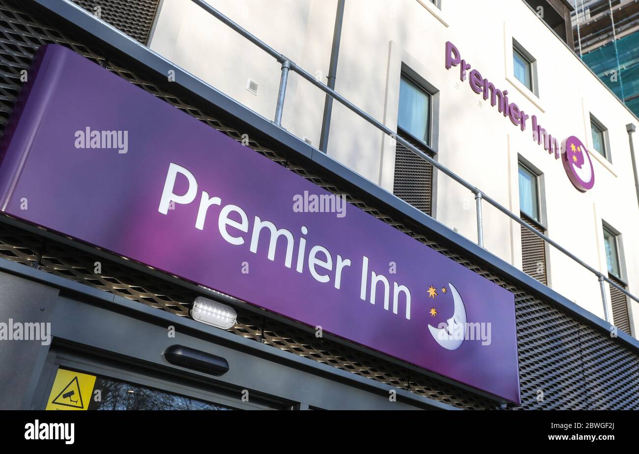 Premier Inn hotel, Southampton, Hampshire, UK Stock Photo