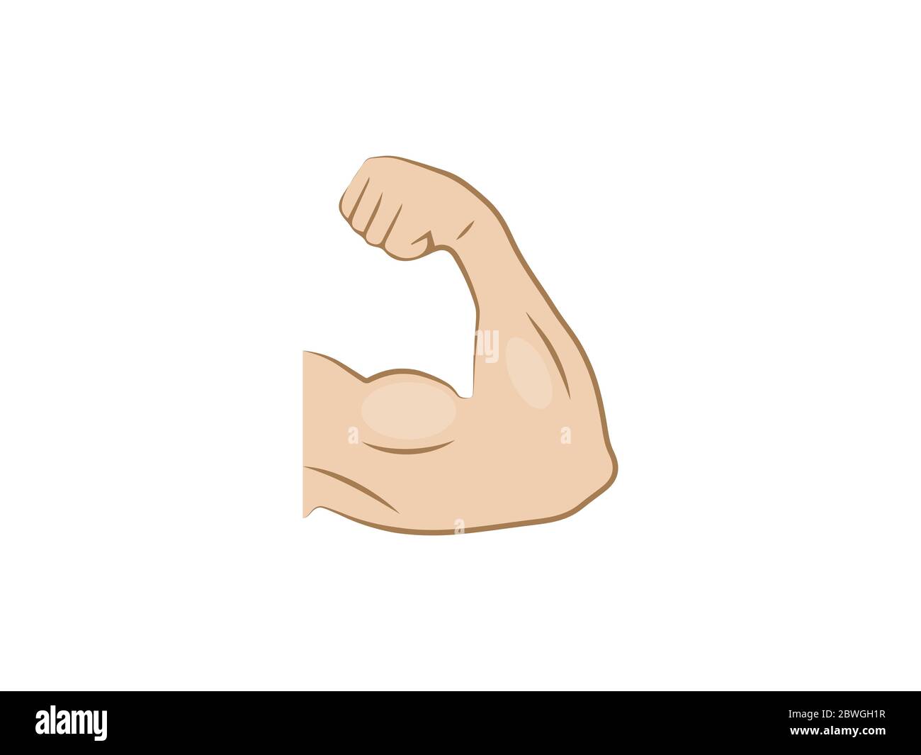Bicep cartoon hi-res stock photography and images - Alamy