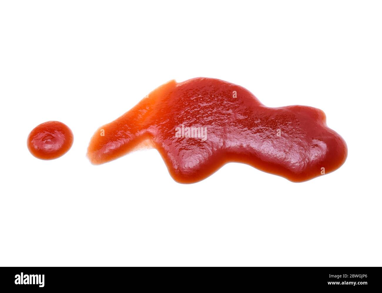 tomato sauce on white background Stock Photo Alamy