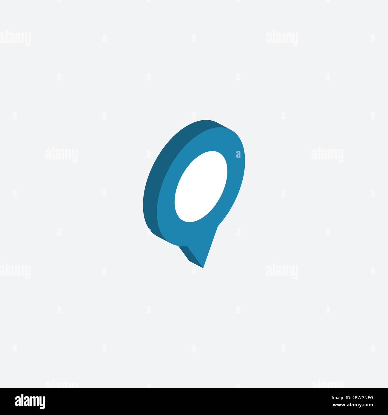 map pointer icon isometric vector Stock Vector Image & Art - Alamy