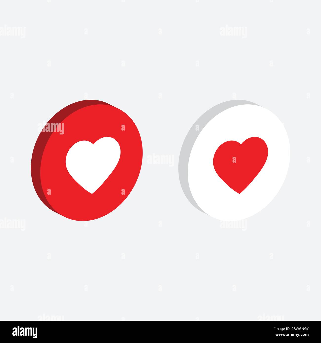 Chat symbol with heart isometric vector ICON Stock Vector