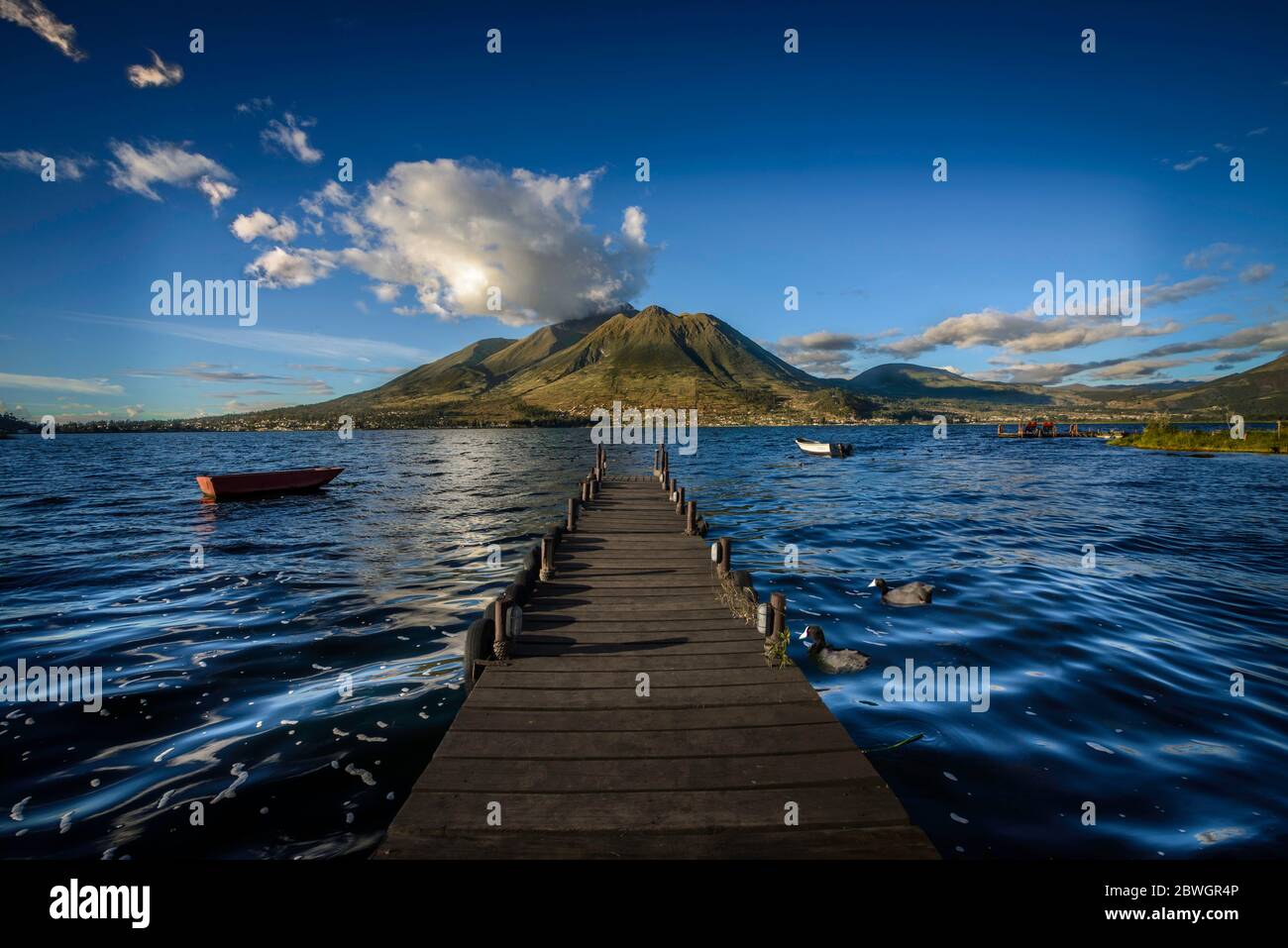 San pablo lake in Otavalo,Ecuador Stock Photo Alamy