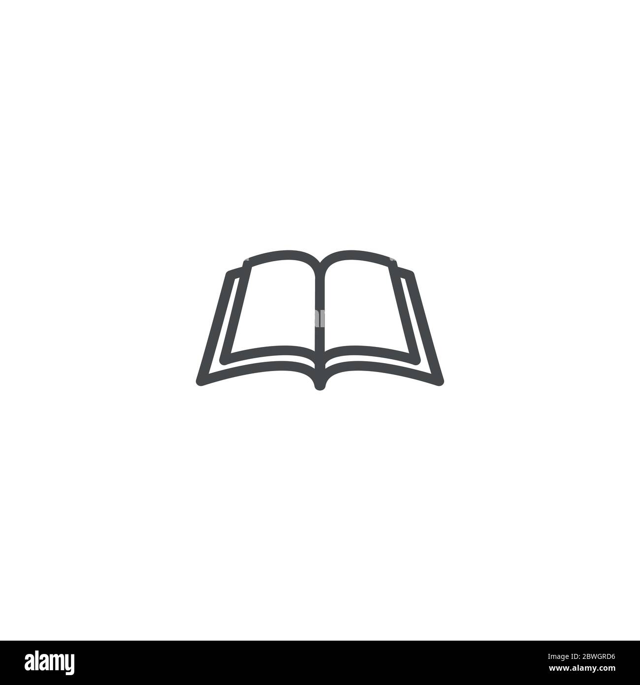 Open Black Book With Pages Isolated On White Background Knowledge Flat Icon Vector Illustration Love Reading Logo Reading Book Pictogram Black An Stock Vector Image Art Alamy