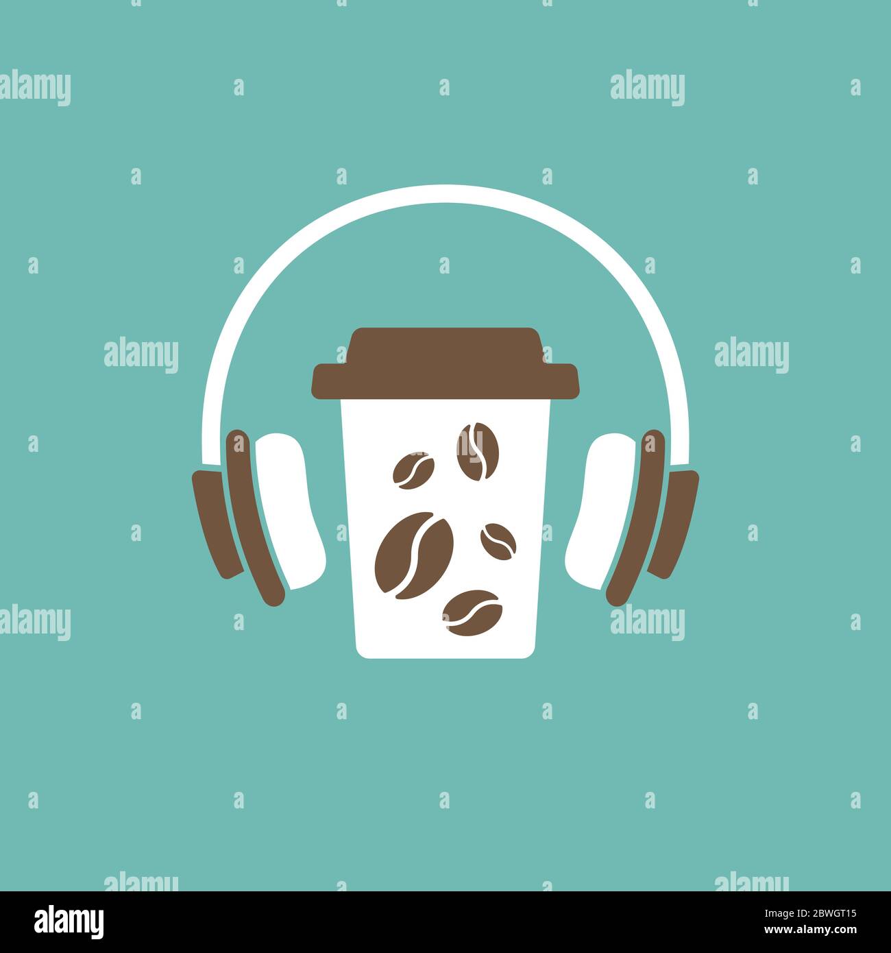 Coffee jar and cup illustration Stock Vector Image & Art - Alamy