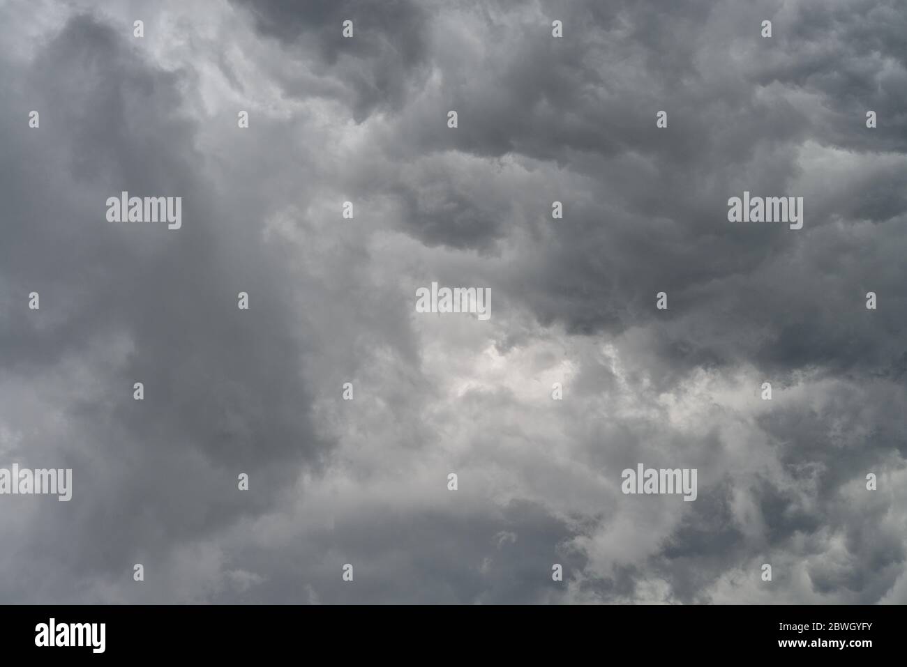 Thunderclouds. Storm clouds before the storm. Stock Photo