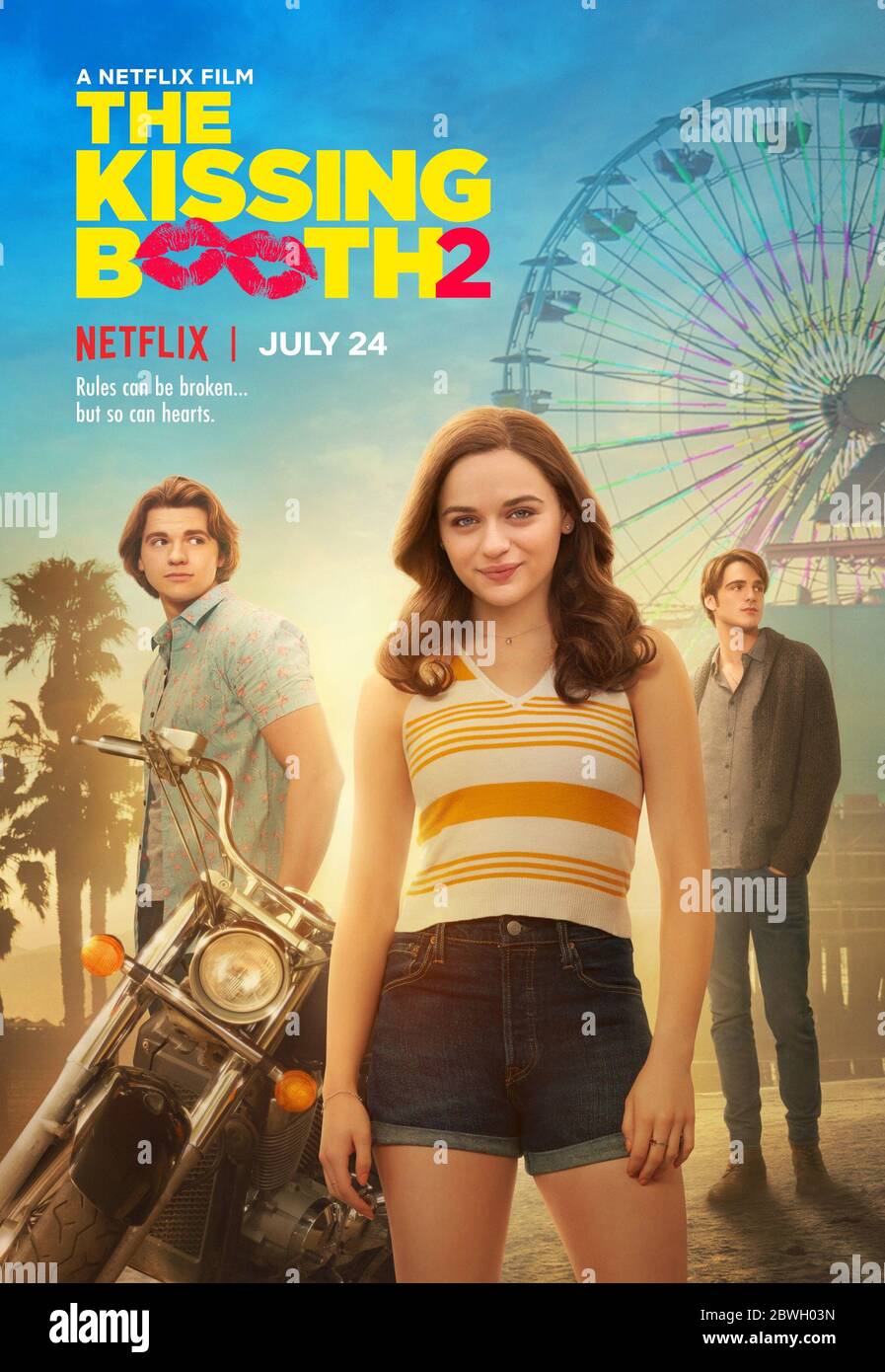 THE KISSING BOOTH 2, US poster, from left Joel Courtney, Joey King