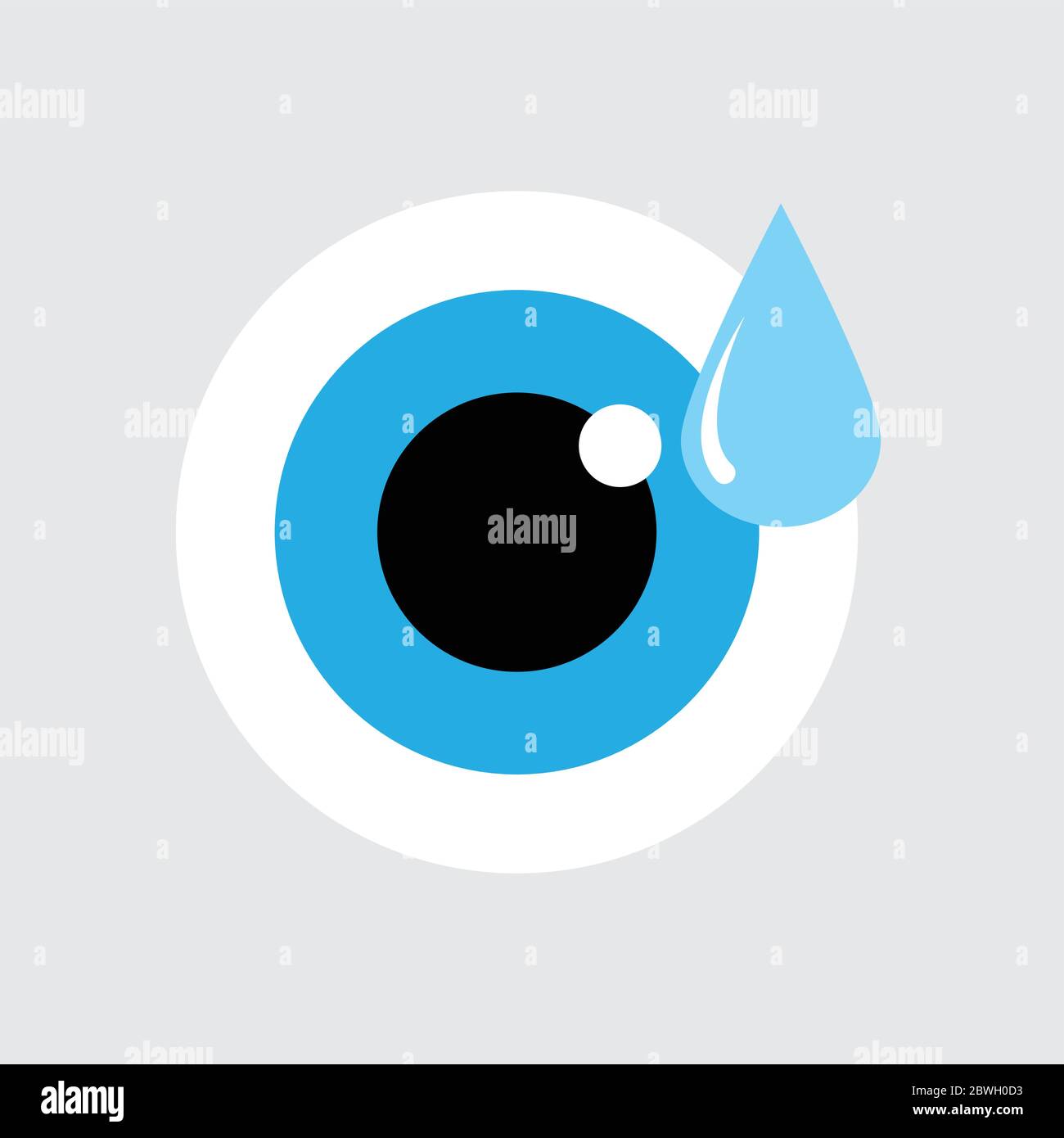 Eye drop icon  vector sign Stock Vector
