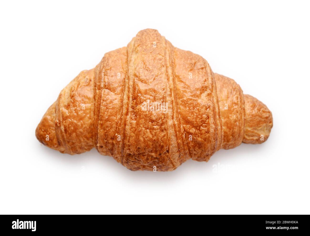 Fresh croissant isolated on white background Stock Photo - Alamy