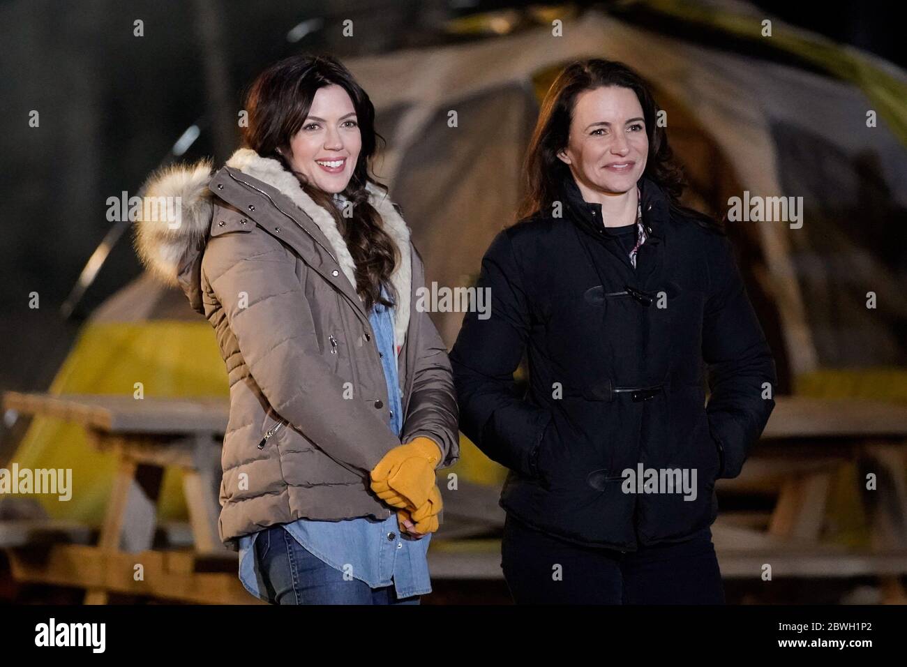LABOR OF LOVE, from left: Kristy Katzmann, host Kristin Davis, Crazy