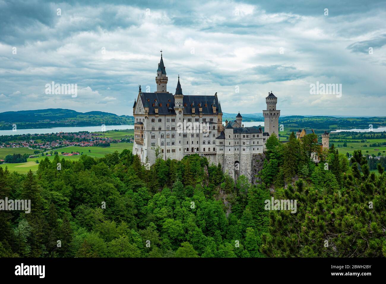 Famous Neuschwanstein Castle in Bavaria Germany Stock Photo - Alamy