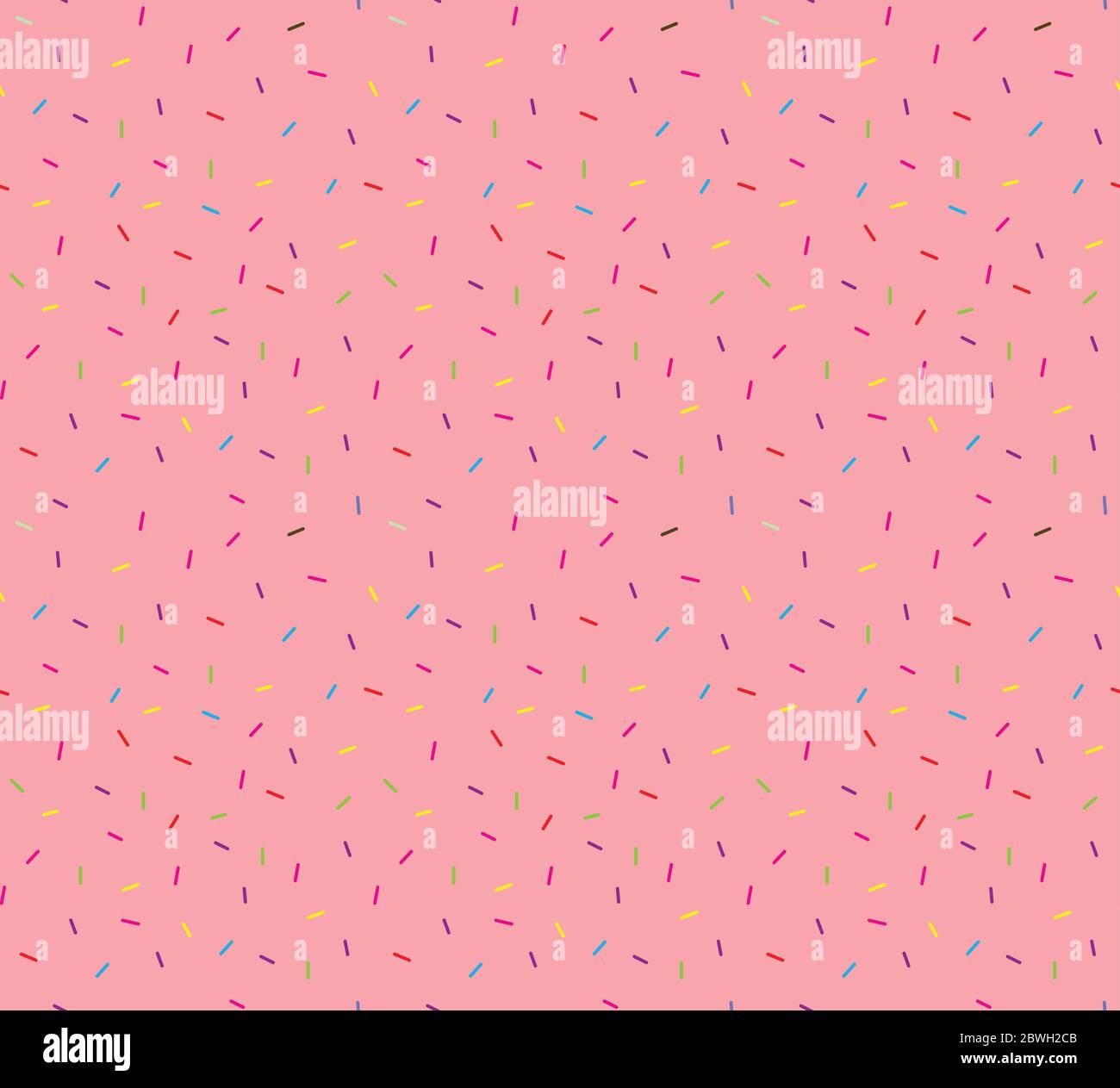 Vector seamless pattern with donuts  vector wallpapers, fabric, texture, background Stock Vector