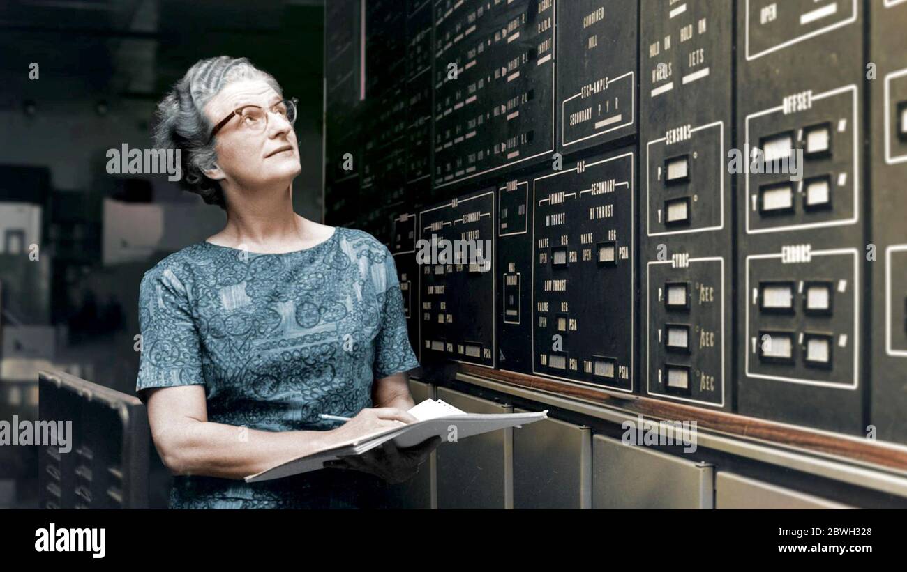 Nancy Grace Roman (1925-2018), NASA's first chief astronomer, known as the 'Mother of Hubble.' Stock Photo