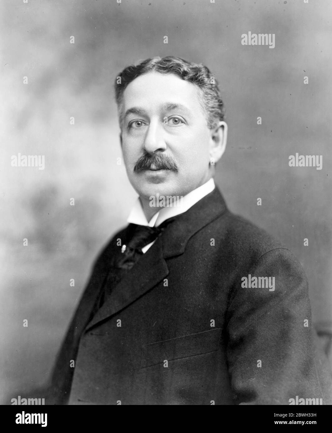 King Camp Gillette (1855 – 1932) American businessman who invented the best selling version of the safety razor Stock Photo