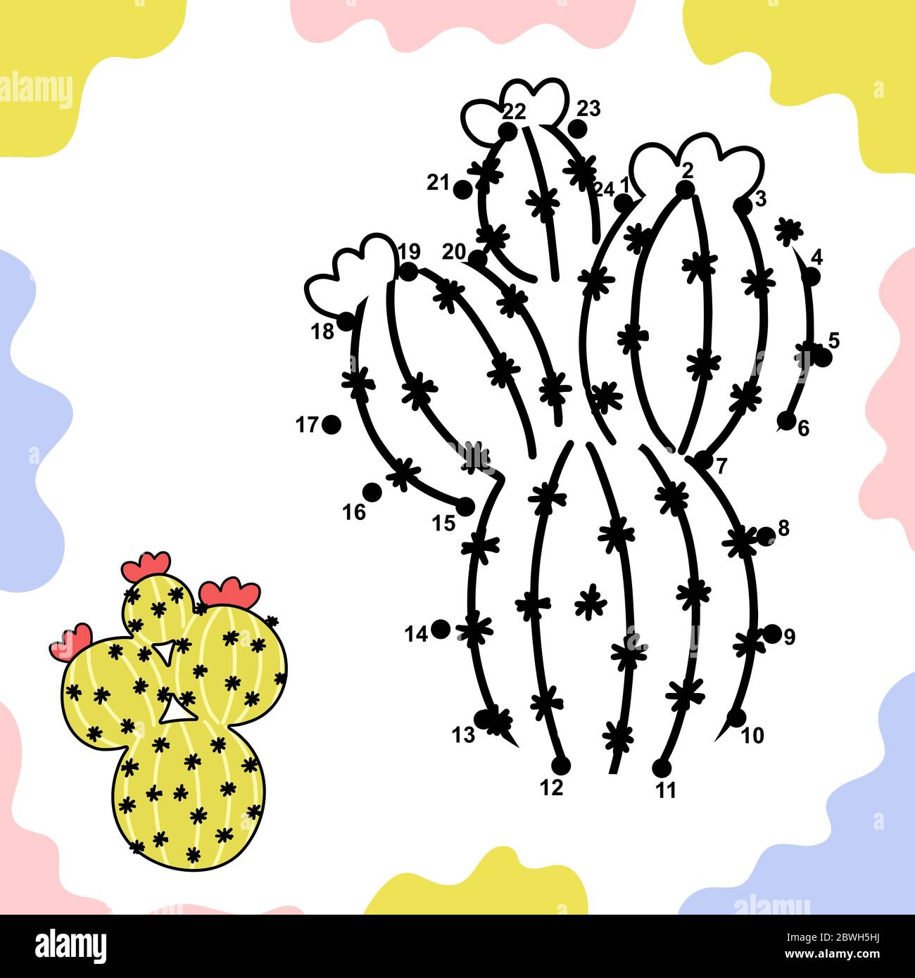 Printable dot to dot hi-res stock photography and images - Alamy