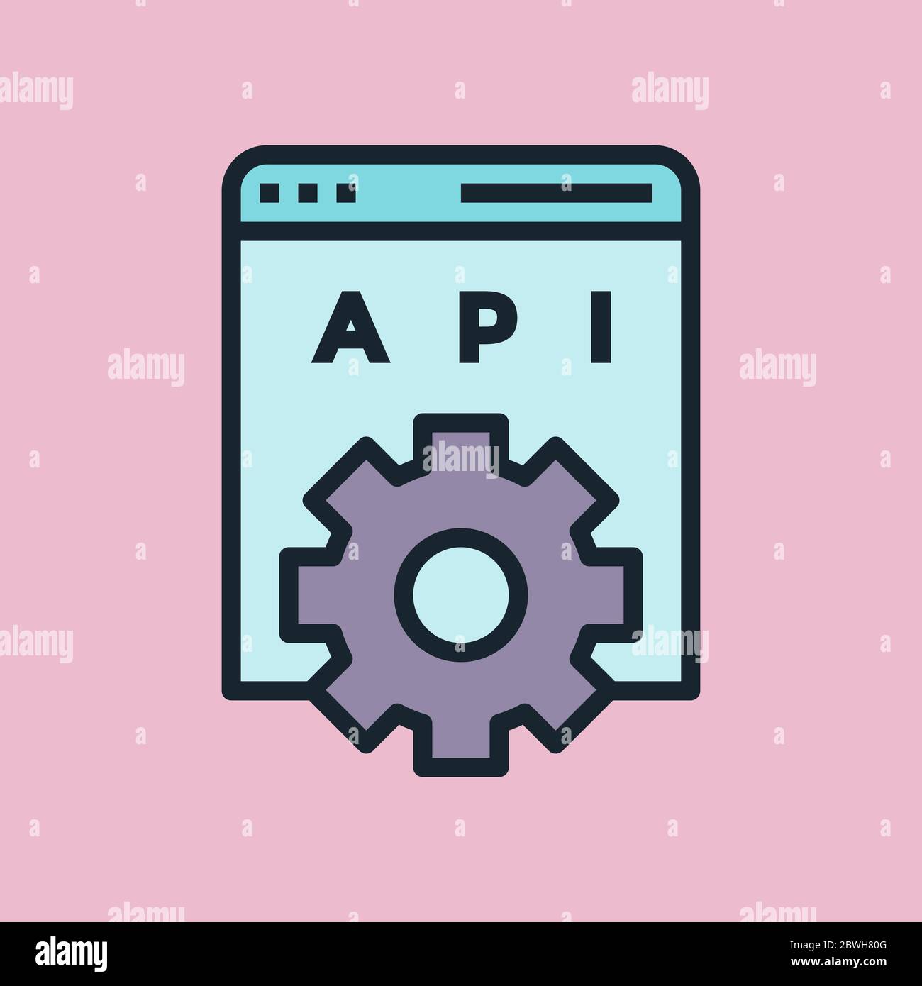 Algorithm blog Stock Vector Images - Alamy