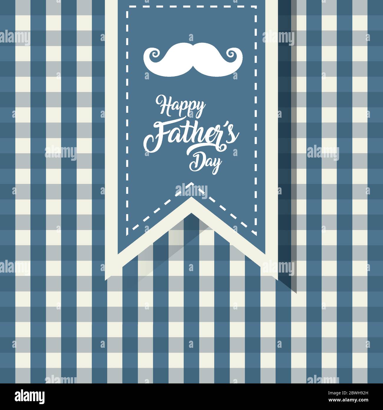 mustache with label of fathers day vector design Stock Vector Image ...