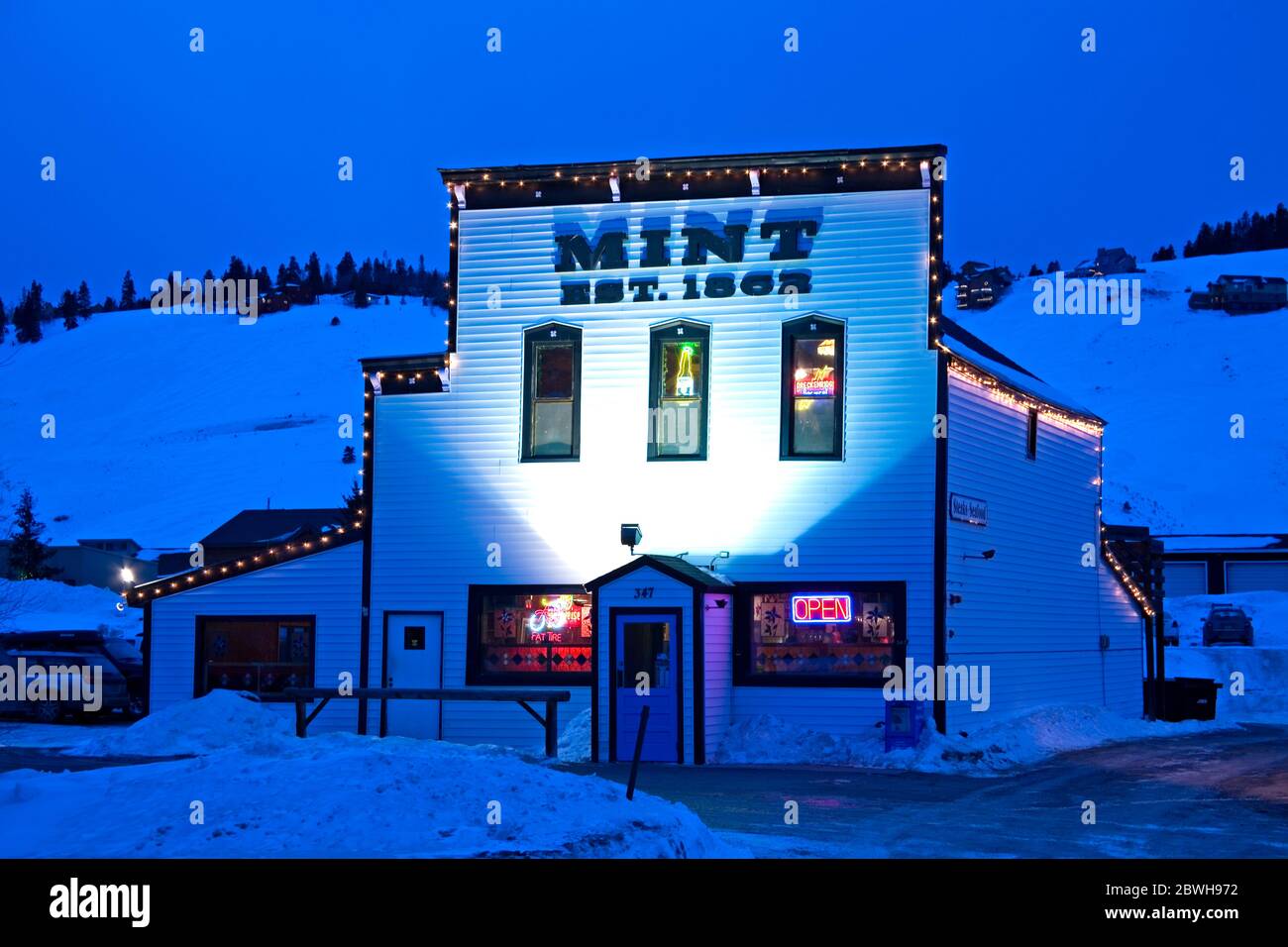 Historic Mint Restaurant In Silverthorne Rocky Mountains Colorado Usa Stock Photo Alamy