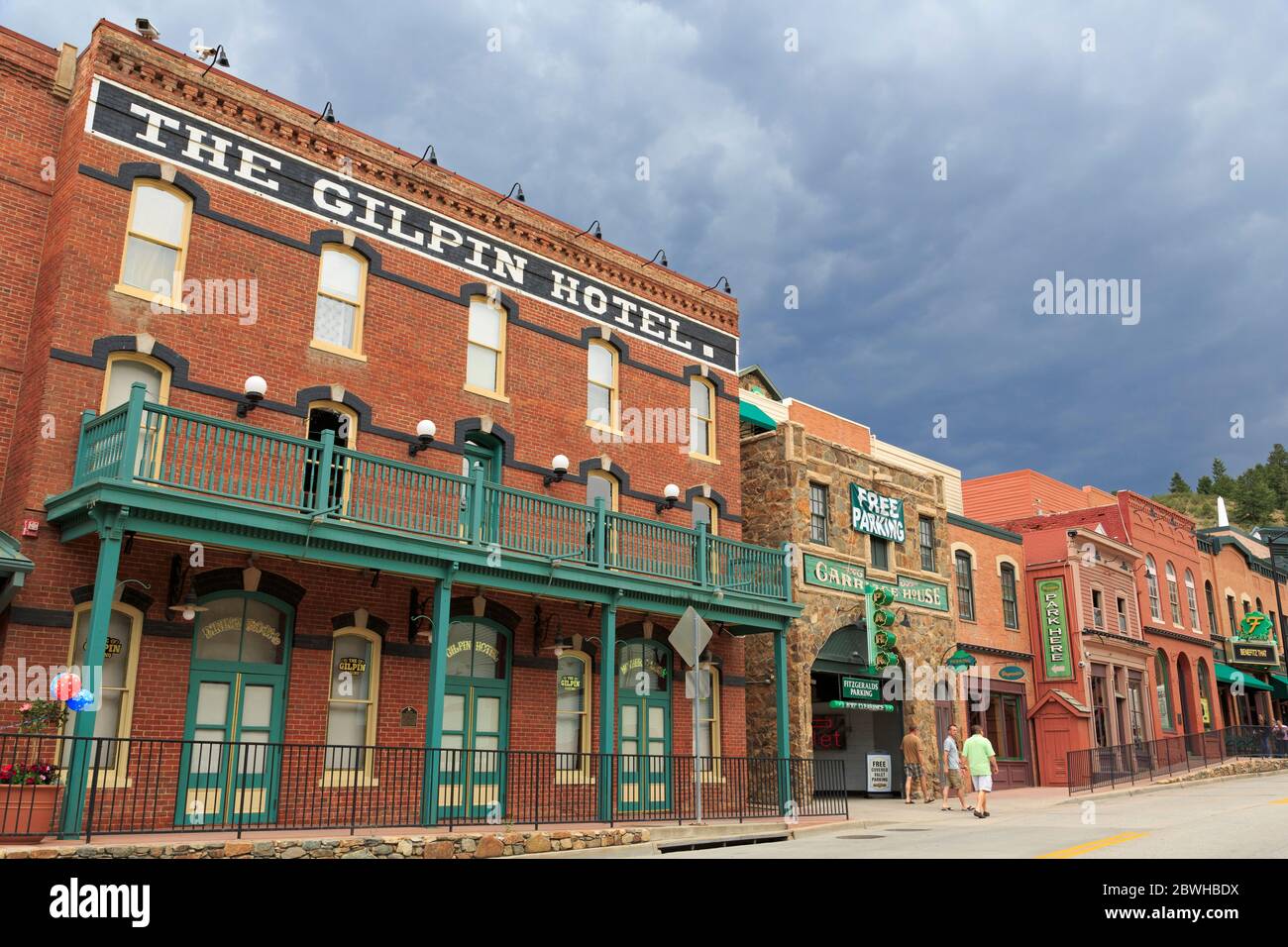 Gilpin Hotel,Black Hawk,Colorado,USA Stock Photo