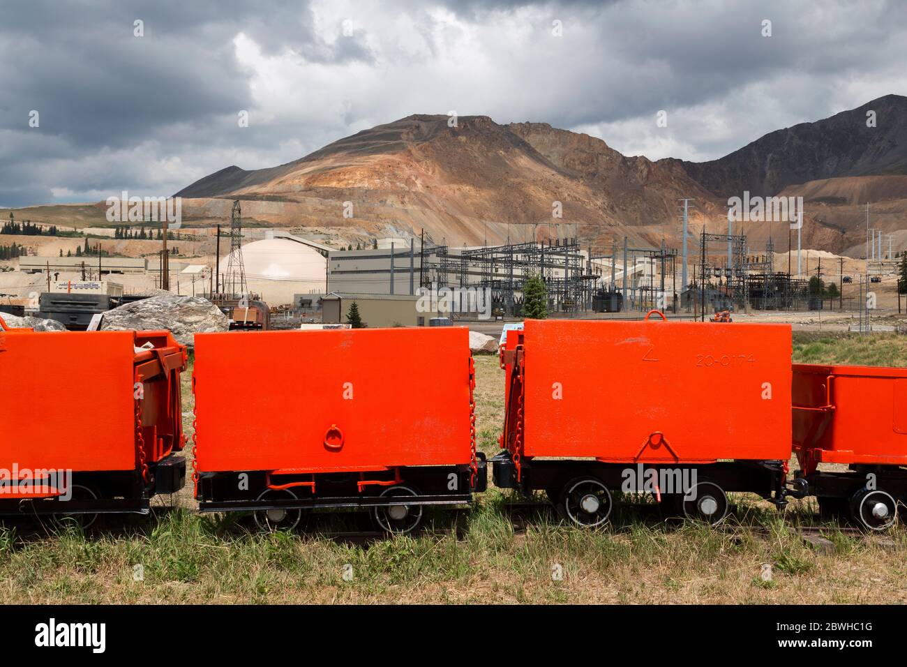 Climax Molybdenum Mine,Leadville,Colorado,USA Stock Photo