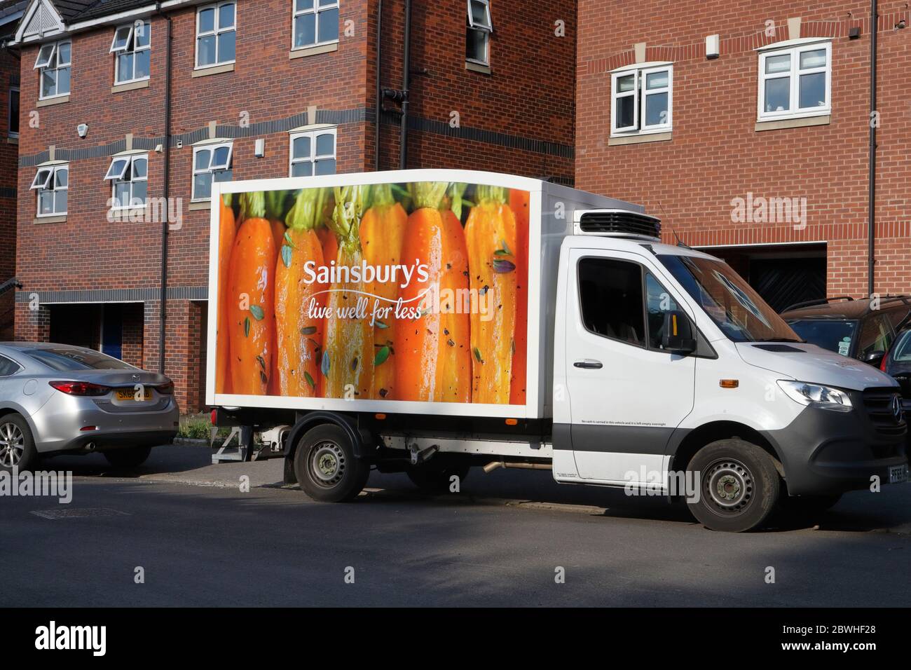 Sainsburys Delivery Van High Resolution Stock Photography and Images