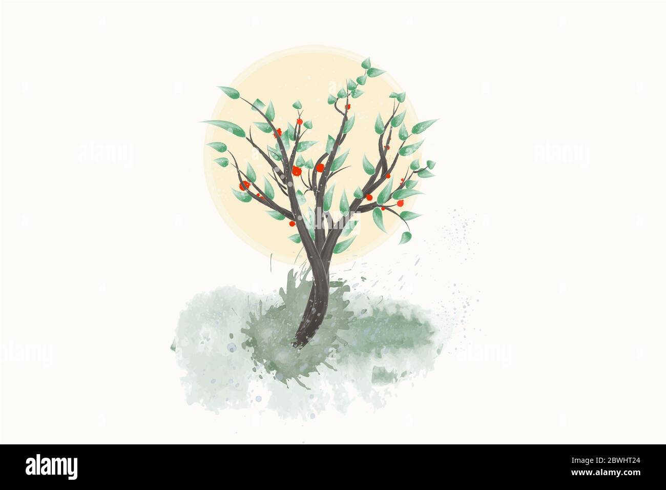 Wedding concept apple tree hi-res stock photography and images - Alamy