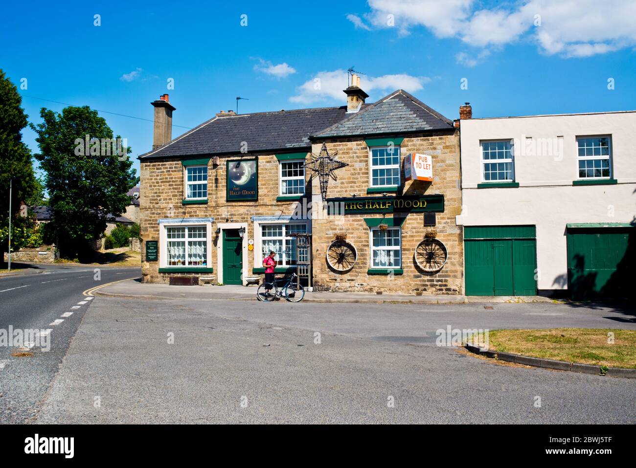 The Half Moon Pub, Barton, North Yorkshire, England Stock Photo Alamy
