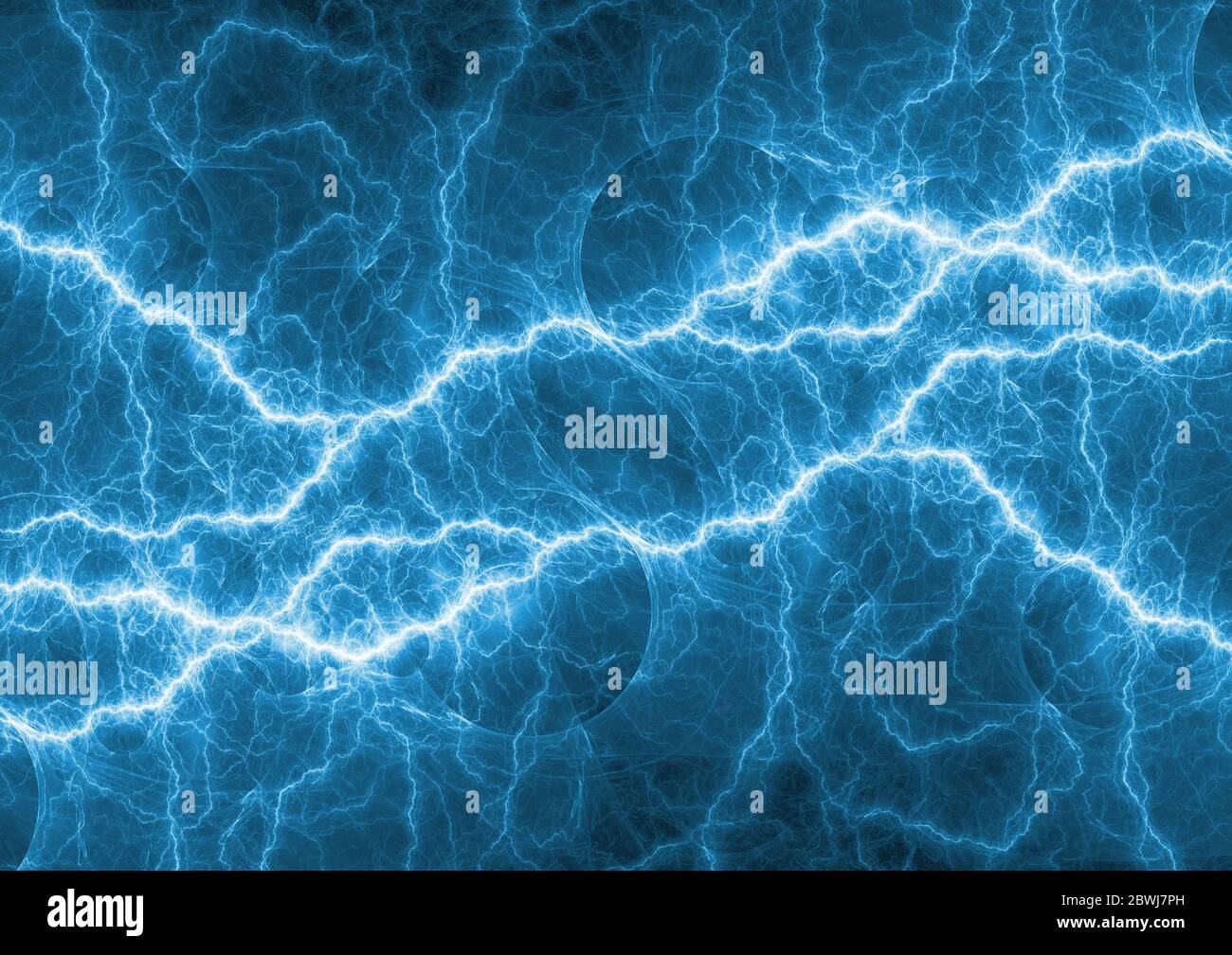 Blue electrical lightning bolt, plasma power background Stock Photo - Alamy