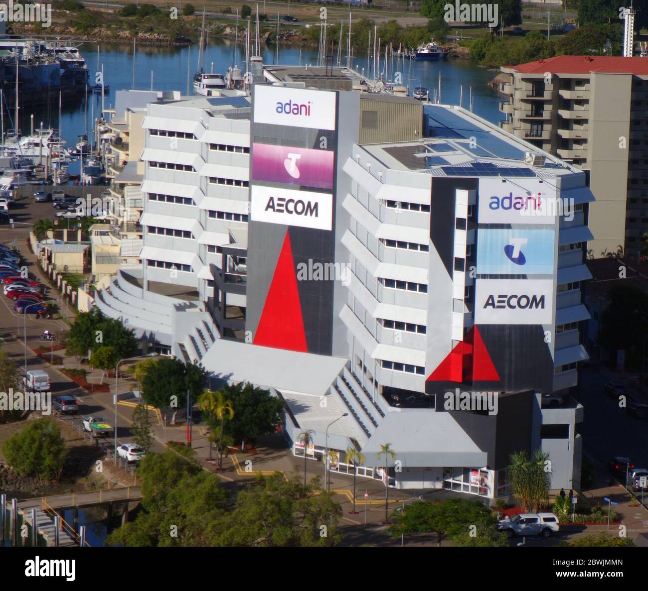 Adani project offices, Palmer Street, Townsville, Queensland, Australia. No MR or PR Stock Photo