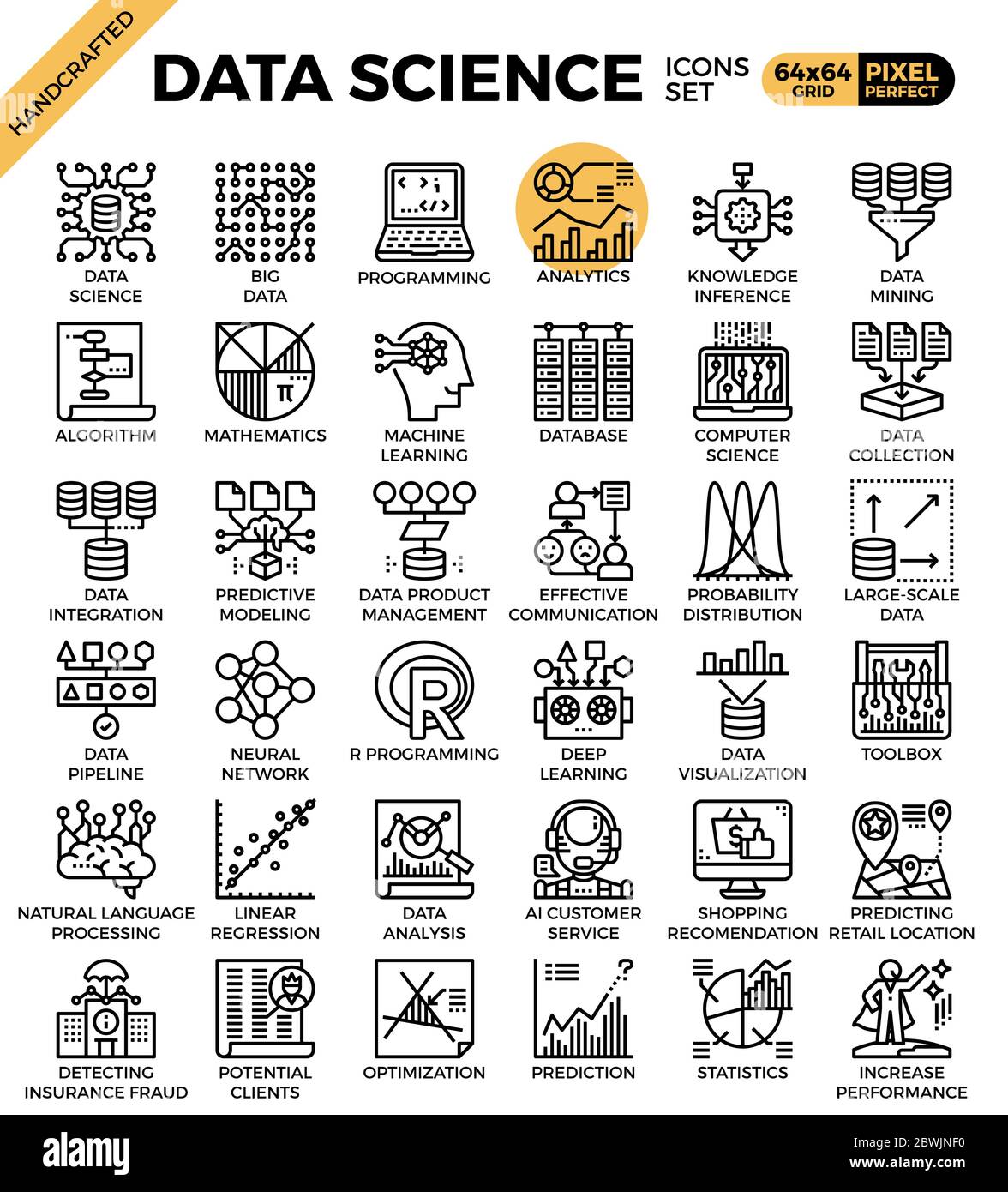 Predictive modeling Stock Vector Images - Alamy