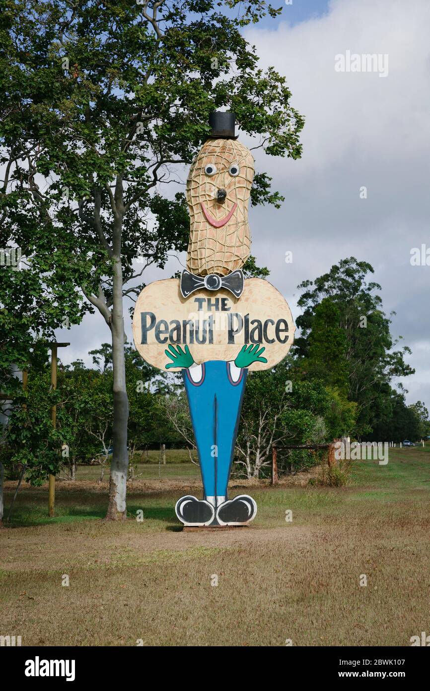The Big Peanut, Tolga, Atherton Tablelands,Queensland, Australia Stock