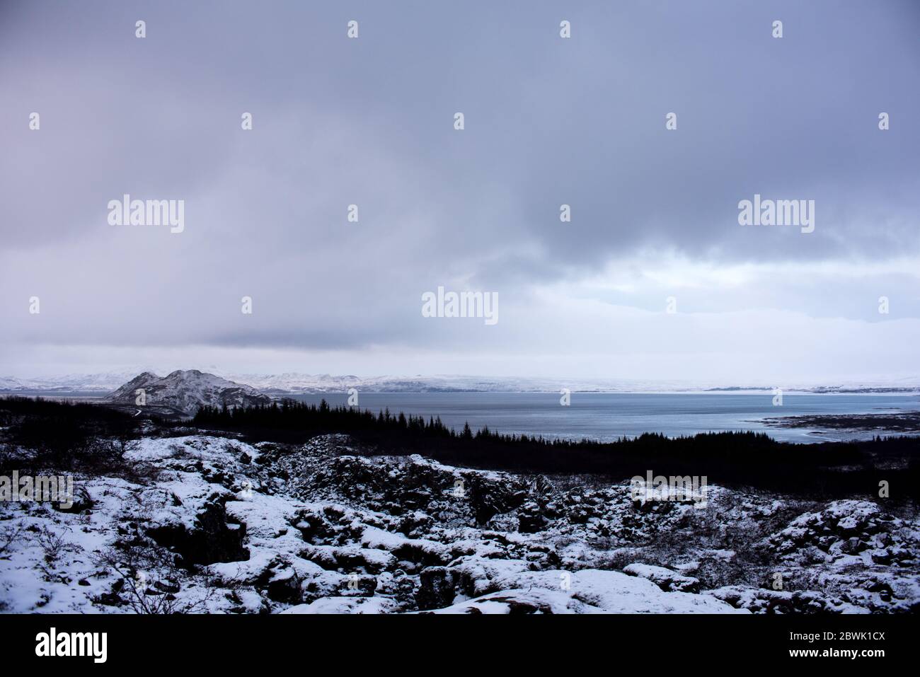 Icelandic bleak landscape Stock Photo