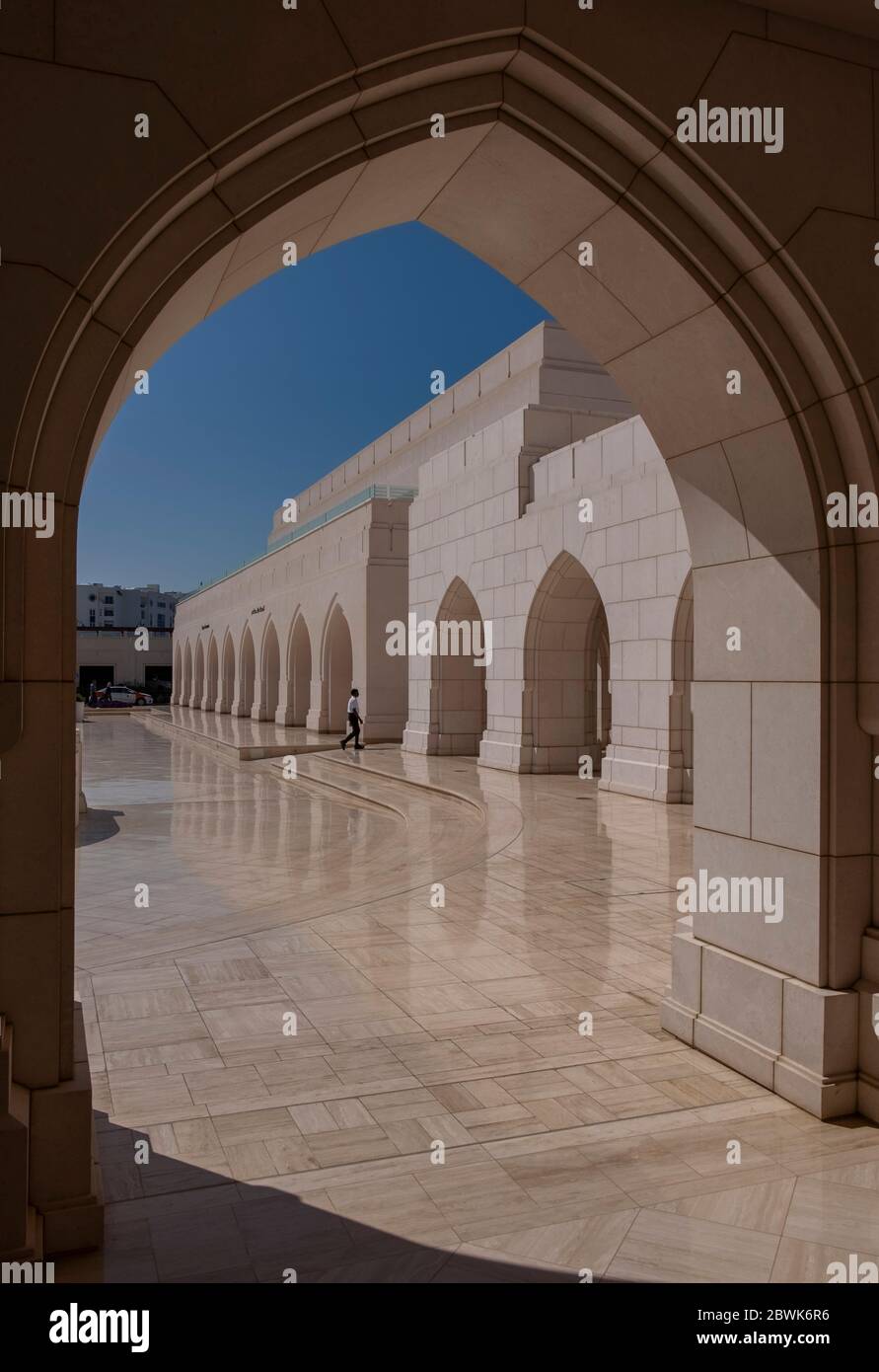 The Royal Opera House, Muscat, Shati Al-Qurm district, Sultanate of Oman. Stock Photo