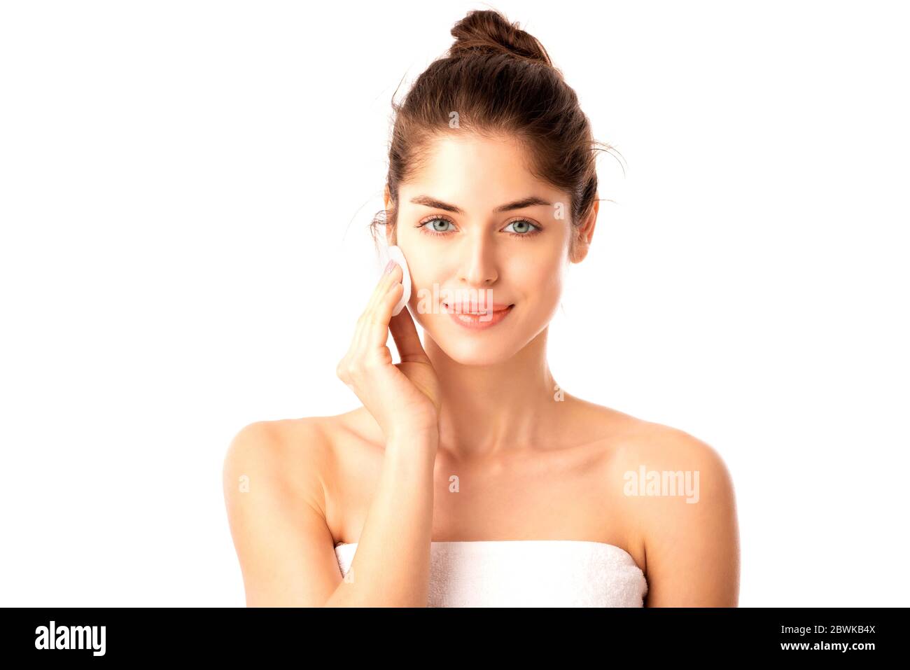 Beautiful woman face wash hi-res stock photography and images - Alamy