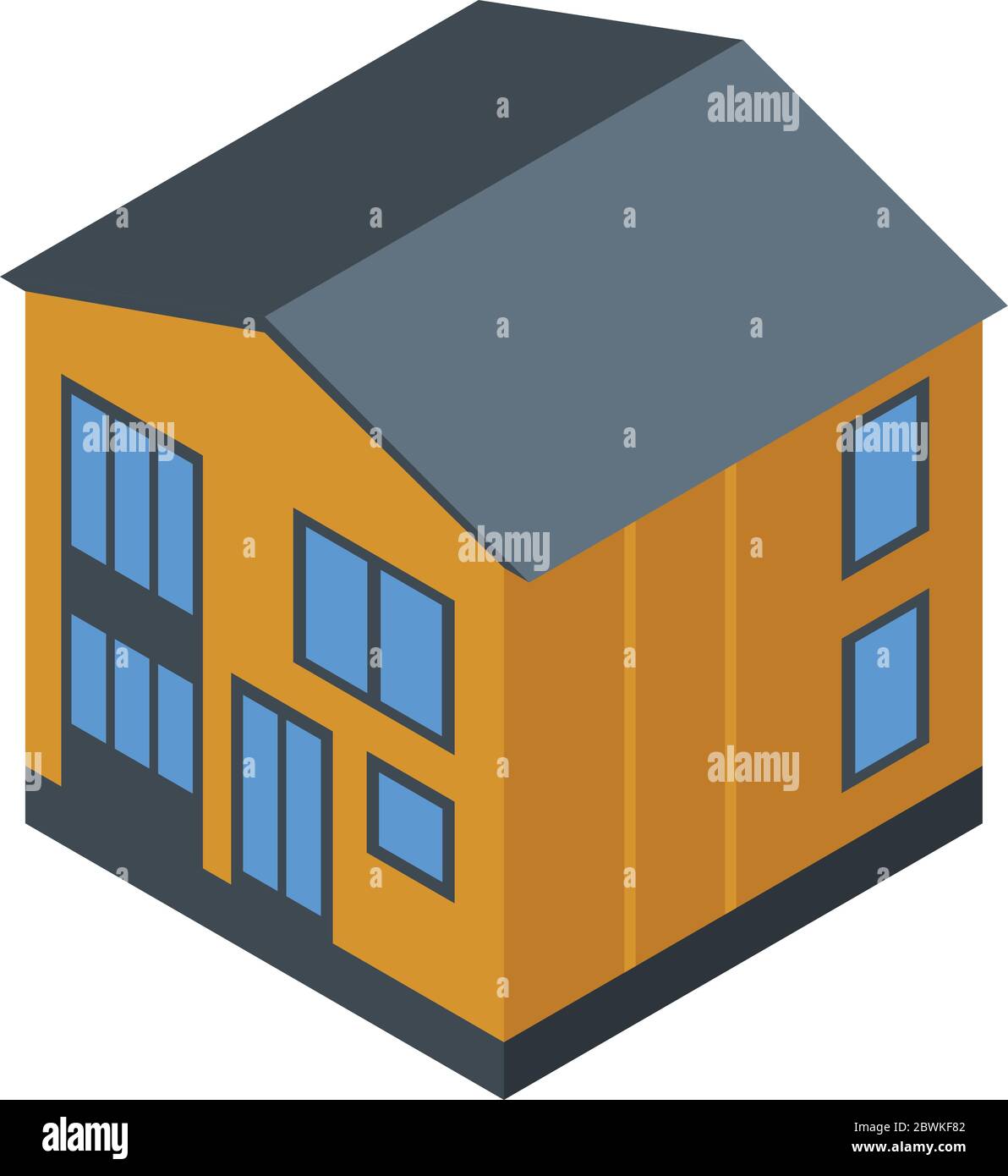 Family cottage icon, isometric style Stock Vector Image & Art - Alamy