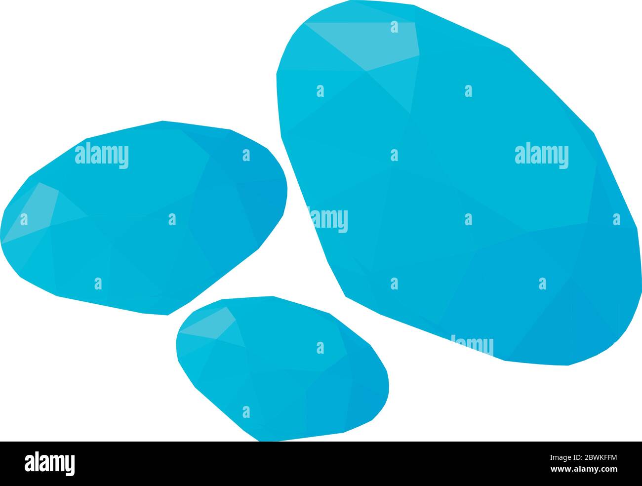 Diamond icon, isometric style Stock Vector