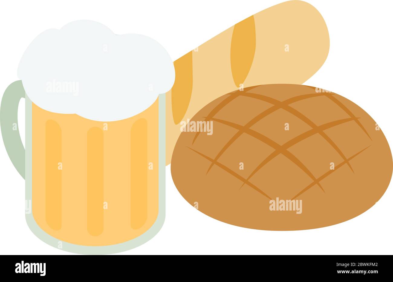 Belgian product icon, isometric style Stock Vector