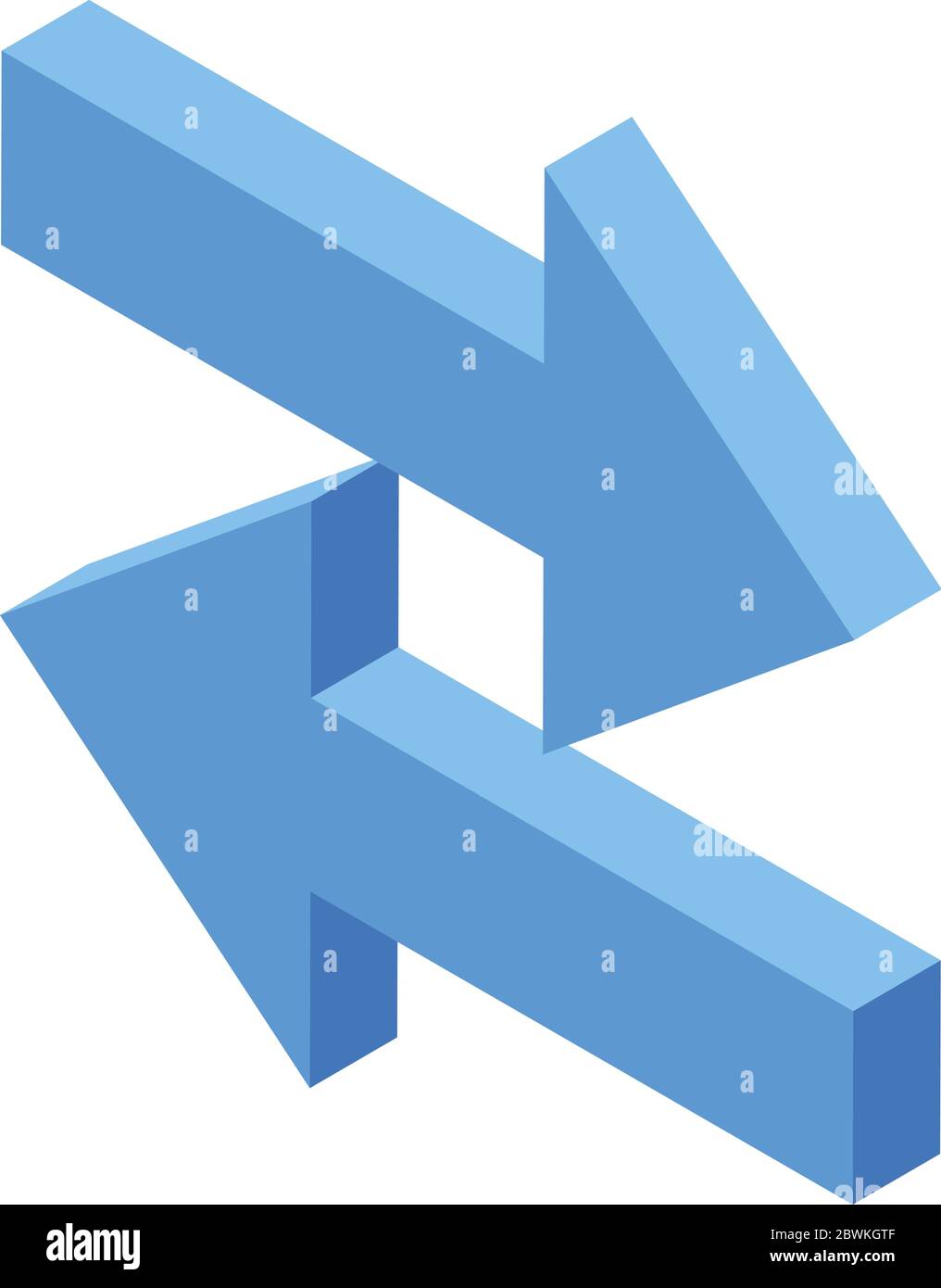 Upload download arrows icon 3d Stock Vector Images - Alamy