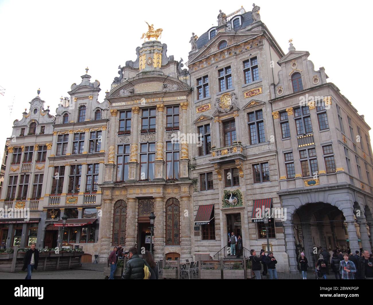 Grand Place (Brussels, Belgium) Stock Photo