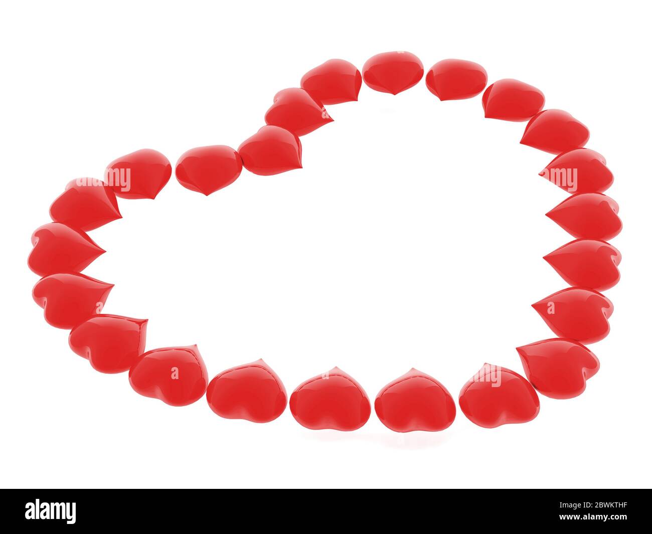 3d shiny red heart hi-res stock photography and images - Alamy