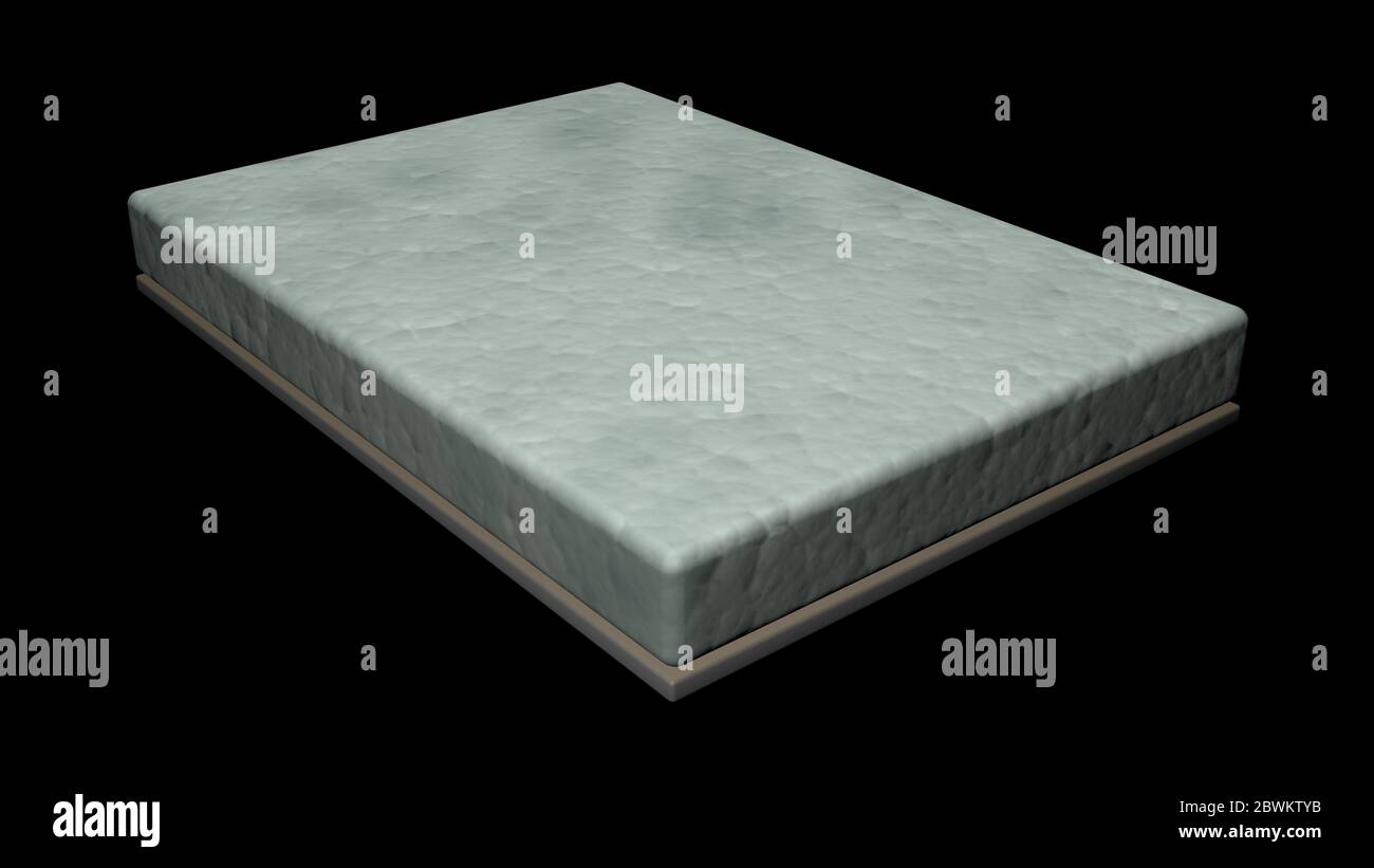Mattress with springs , boxsprings inside . 3d rendering illustration Stock Photo Alamy