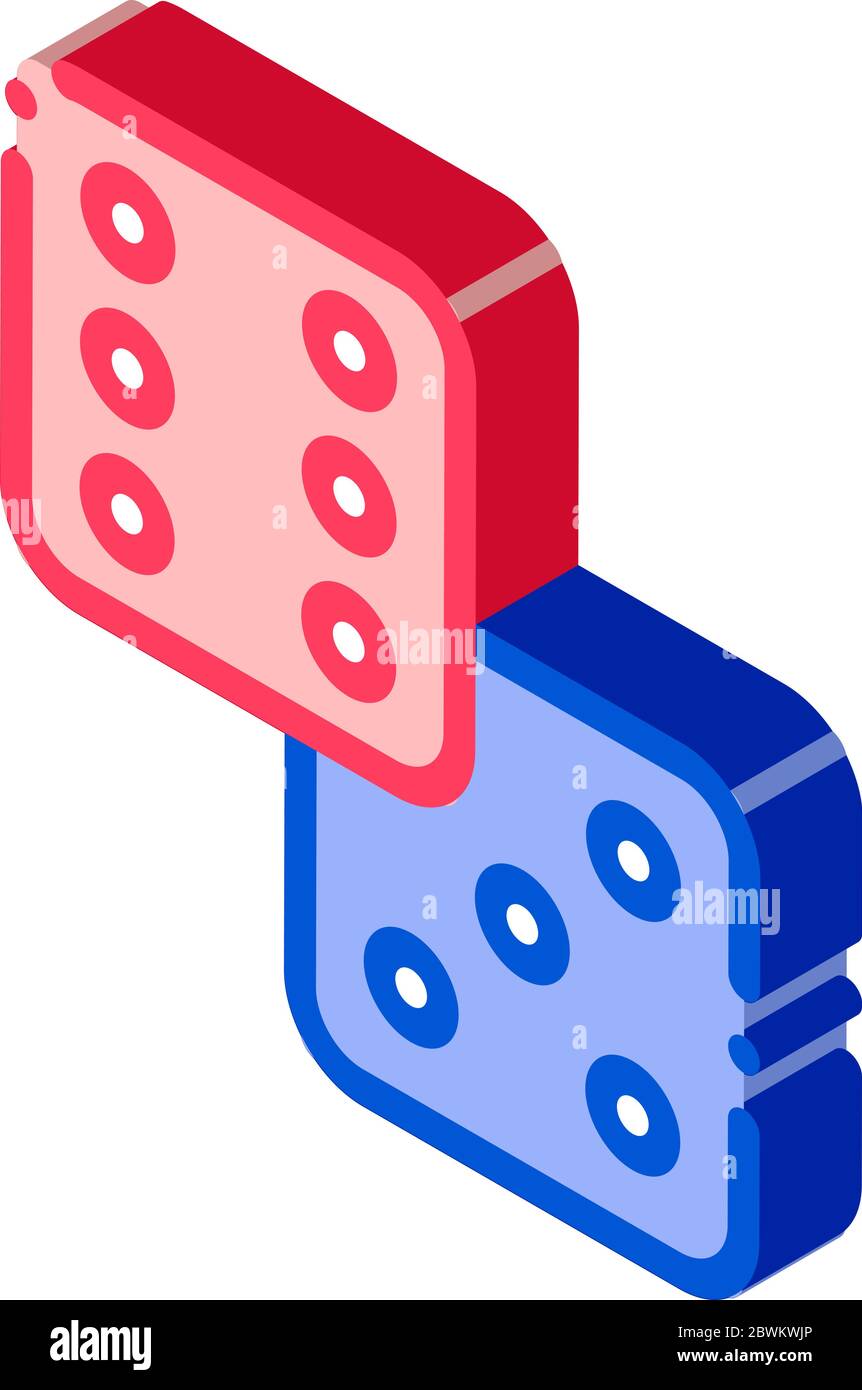Game Element Glassies isometric icon vector illustration Stock Vector
