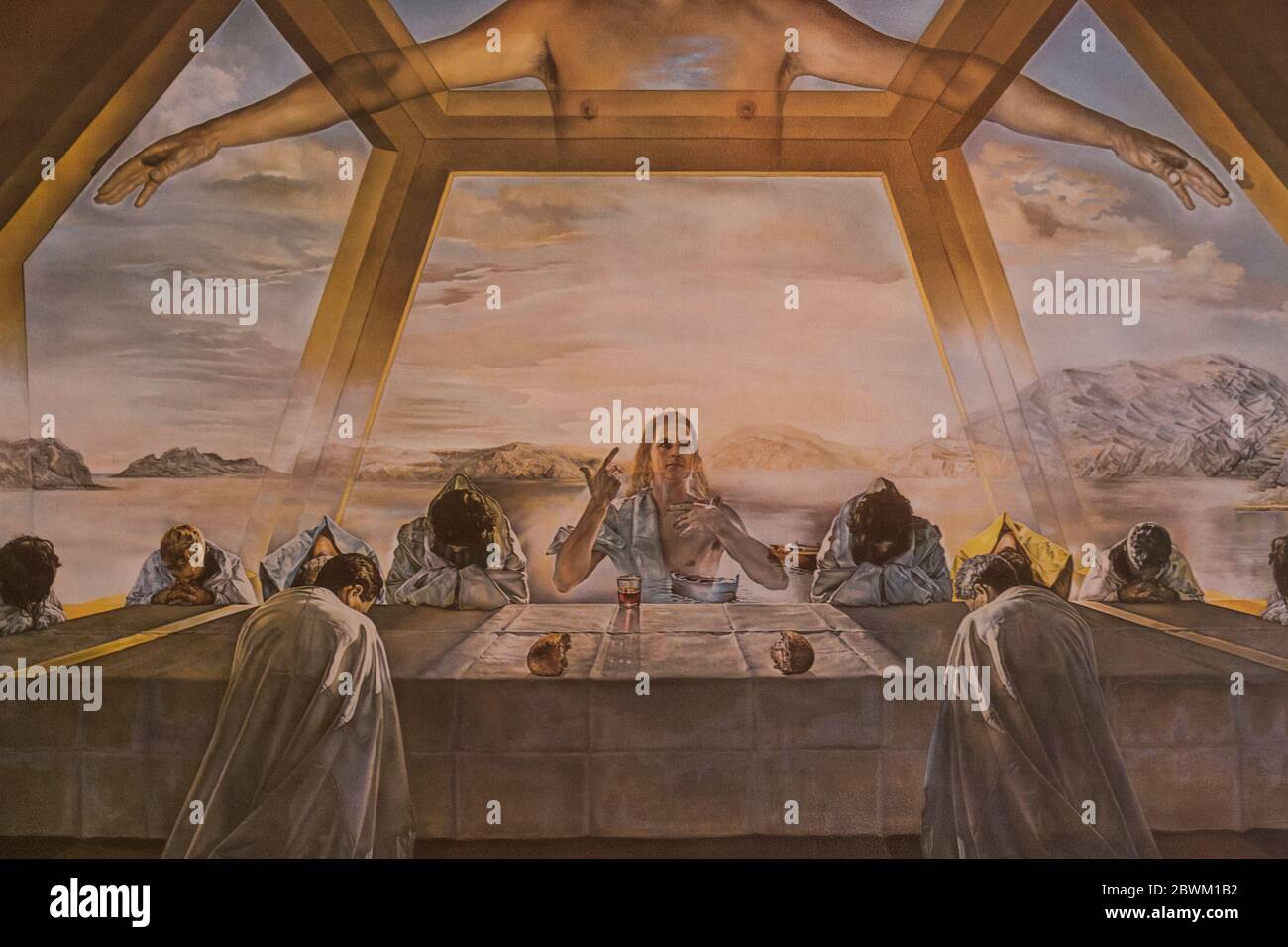 A Last Supper painting in a rented house in the Pelican Beach area of