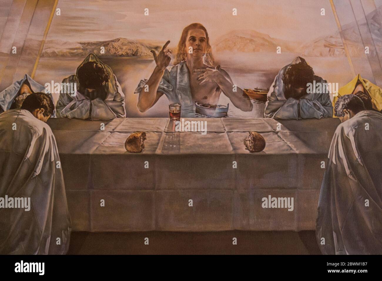 A Last Supper painting in a rented house in the Pelican Beach area of