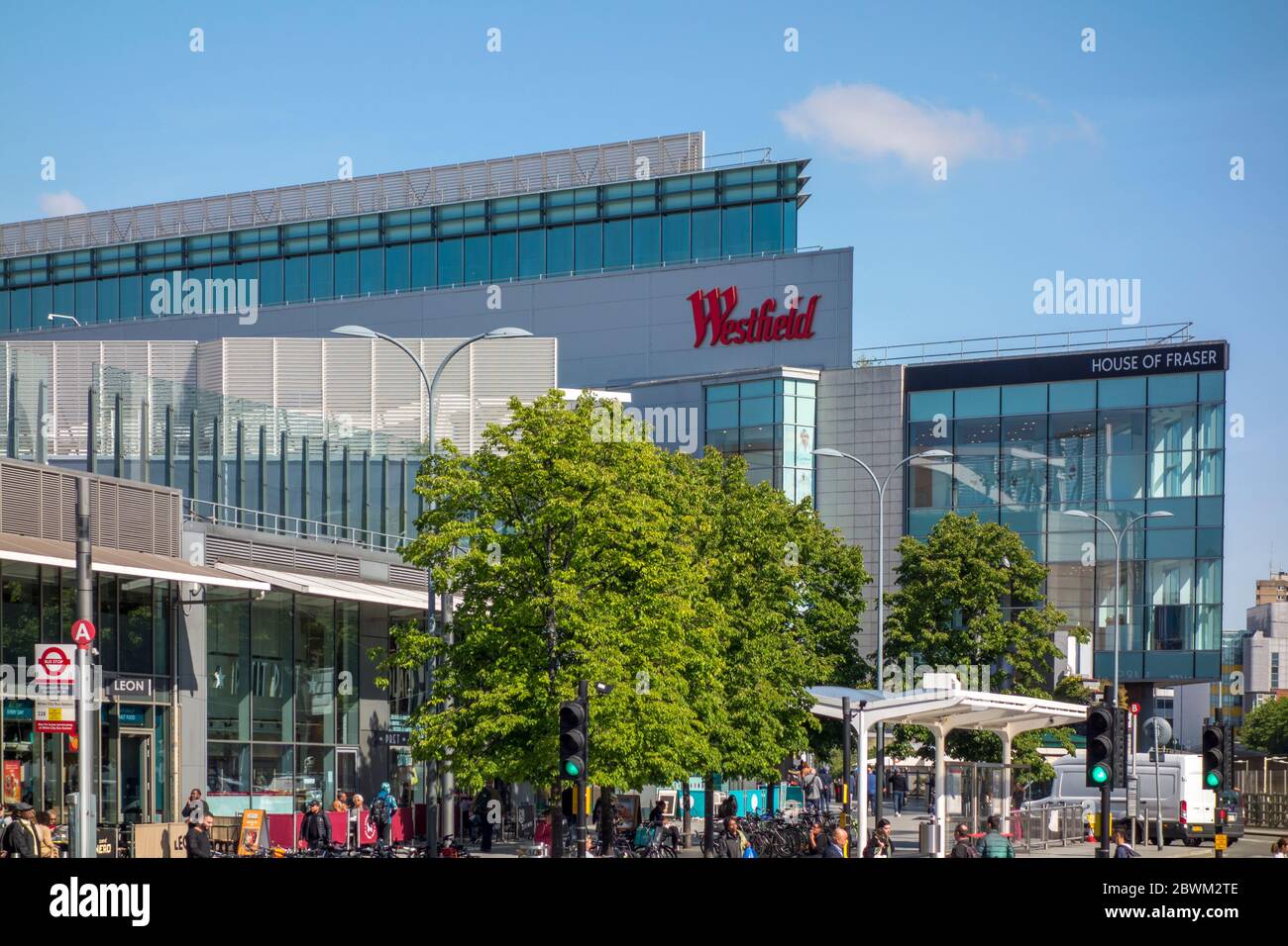 Westfield shopping centre white city hi-res stock photography and